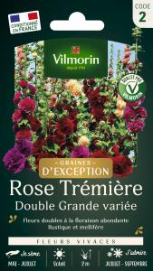 Rose Trémière Double Grande Variée - Graines d'Exception